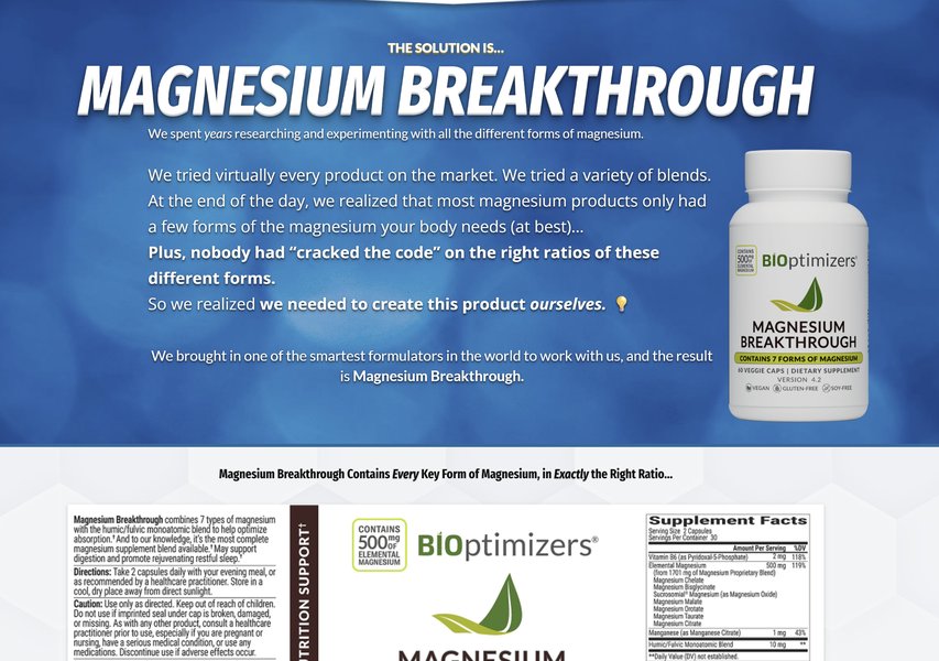 Magnesium Breakthrough